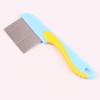 Pente de Gato de Platina, Pente para Higiene de Cães, Pente de Agulha de Dentes Finos para Pelos Longos, Ferramenta para Desembaraçar e Remover Pelos, Específico para Pets