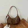 Bolso de axila nuevo de 2026 con acabado mate minimalista, un bolso de hombro moderno y versátil con estampado de leopardo, estilo coreano y un diseño único, perfecto para el trabajo y los desplazamientos
