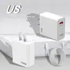 Carregador Super Rápido de 120W Padrão Europeu, Americano e Britânico Adequado para Xiaomi e Huawei Conjunto de Cabeça Carregadora de Carga Rápida