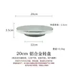 Plataforma Giratoria de Aleación de Aluminio Mudcraft, Plato Giratorio de Doble Cara para Escultura para Figuras de Arcilla, Maquetas, Mesas de Decoración de Pasteles, Plato Giratorio para Escultura en Arcilla