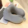 Almohada de Viaje en Forma de U para el Cuello, Almohada Portátil para Avión, Reposacabezas para el Cuello de Coche, para Dormir en Viajes Largos, Almohada Cervical en Forma de U para Trenes de Alta Velocidad