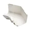 Acessórios de calha e canaleta de água da chuva de PVC não plastificado resistentes à corrosão, aos raios UV e ecologicamente corretos para sistemas de telhado - Canto interno tipo K de 135 graus