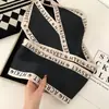 Novo Estilo Lenço Longo de Seda para Amarrar Alças de Bolsa, Fita, Fita Decorativa, Acessório Multifuncional para Camisas, Lenço Estreito de Pescoço, Cinto
