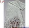 Vestido de tecido vazado respirável com bordado de lantejoulas de renda solúvel em água renda tecido de renda atacado renda francesa