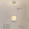 Planeta Luna simple astronauta niño niña habitación infantil dormitorio celebridad de internet mesita de noche pequeño candelabro sala de estar lámpara colgante larga