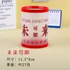Simples inspirador redondo grande capacidade dobrável faça você mesmo porta-canetas transparente papelaria de estudante armazenamento de mesa balde de canetas
