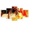 One Piece Ace Pintura Decorativa de Cinco Partes Dibujos Animados Japonés Anime Japonés Núcleo de Pintura Venta al por Mayor Arte Lienzo Inyección de Tinta