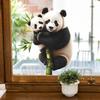 Comercio exterior oso panda panda pequeño dormitorio porche decoración del hogar pegatinas de pared autoadhesivas al por mayor transfronterizo HY-F297