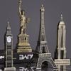 Adorno Modelo Torre Eiffel de París Muebles Creativos para el Hogar Sala de Estar Objetos Pequeños Vinoteca Decoraciones Eiffel