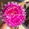 Atacado de fábrica vários tamanhos de material para guirlanda de flor de papel 26cm cabeça de flor de papel de fundo único Changshou suprimentos funerários