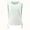 Chaleco Deportivo Transpirable de Secado Rápido para Mujer Blusa de Fitness con Abertura y Tirantes Ropa de Yoga Top Holgado sin Mangas para Exteriores