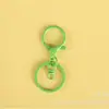 Llavero Pintado de Colores Aleación de Zinc Cierre de Langosta Figura de Ocho Juego de 3 Piezas Llavero DIY Juguete para Bolso Hebilla Colgante Accesorios