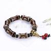 Pulseira de Ágata Natural do Tibete com Contas Dzi Três Olhos Nove Olhos Estilo Tibetano Joia Unissex Venda por Atacado para Transmissão ao Vivo