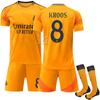 2425 Real Madrid fora uniforme de futebol terno meias laranja 9 Mbappe jersey 5 Bellingham comércio exterior grandes quantidades