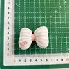 Novo Tecido de Renda Bordada Doce Laço Estilo Fresco Preenchido com Algodão Acessório de Cabelo 3D Broche Acessórios para Roupas Sapatos e Chapéus