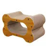 Juguete para Gatos Auto-Entretenimiento Tamaño Grande Todo en Uno Almohadilla Rascadora Reemplazable Papel Corrugado Tabla Rascadora para Gatos Tabla Cama para Gatos Suministros para Mascotas