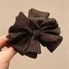 Pinza para el pelo retro para la parte trasera de la cabeza, linda, adecuada para quienes tienen poco pelo, pinza banana con forma de lazo, da un look sofisticado, peinado semi-recogido, pinza para el pelo con forma de corazón, accesorio para el pelo