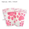 Spot Popular en Amazon Decoración de Cumpleaños Suministros para Fiestas Guirnalda Decoración de Cumpleaños para Perros Globo de Huella de Perro