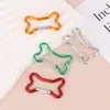 Hebilla para Mochila de Montañismo al Aire Libre, Llavero de Mochila Colorido, Hebilla Colorida en Forma de Hueso, Aleación de Aluminio Multifuncional para Montañismo al Aire Libre