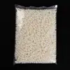 Material DIY artesanal acessórios de contas soltas pérola de imitação ABS contas soltas Jin inteiras contas redondas de furo duplo 4-20mm