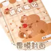 Caderno de Leitura Kapibara Cor Verdadeira Desenho Animado Chave Trecho Livro de Registro de Leitura Caderno de Registro de Leitura do Aluno
