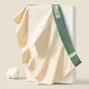 Cueca Boxer Masculina de Algodão de Xinjiang Algodão Puro Respirável Bloco de Cores Cintura Média Shorts Íntimos Masculinos