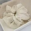 Estilo Coreano Cheio de Estrelas Scrunchie de Strass Doce Temperamento Laço de Coração Prendedor de Cabelo Prendedor de Cabelo de Rabo de Celebridade da Internet Flor de Cabeça