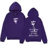 Sudadera con capucha de diseño de marca de moda con estampado de letras y cabeza de lobo es simple y versátil