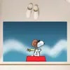 Novo tapete de banheiro de terra de diatomáceas do Snoopy, design de desenho animado, absorvente, antiderrapante e durável para uso em frente ao vaso sanitário, resistente à sujeira e ao desgaste