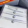 Accesorios DIY Pulsera de perlas de plata esterlina S925 soporte vacío exquisito soporte para pulsera de estilo extranjero accesorios para pulsera soporte 7-10