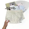 Calzones tipo bóxer de algodón antibacteriano para mujer, tela de seda helada, estilo fino de verano, estampado lindo, tiro medio, sin costuras, transpirable
