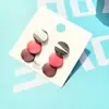 Estilo K Precio Especial Nuevo Diseño Versátil Elegante Chapado en Oro Real Aguja de Plata Real Pendientes Geométricos con Borlas para Mujer