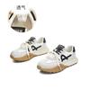 Tênis Esportivo Feminino de Couro Genuíno Cor Color Block Retrô Cadarço Duplo Forrest Gump 2026 Primavera Respirável Novo Solado Grosso Aumenta Altura