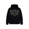 Sudadera con capucha estilo americano de calle con letras de cuentas para mujer, nueva para otoño e invierno, engrosada, de corte holgado, chaqueta superior para pareja