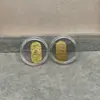 Pegatina de Teléfono de Oro Puro 999 Oro 2mg Princesa Por Favor Hazte Rico Rápido Lámina de Oro Atrae Dinero Pequeño Regalo Promocional Venta al por Mayor desde el Fabricante