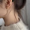 Nuevos Pendientes Sencillos de Lazo Personalizados Estilo Coreano para Mujer, Pendientes de Línea Trenzada Moda Retro, Pendientes Ins