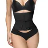 E-commerce Transfronteiriço Treinador de Cintura Suor Esportivo Recuperação Pós-parto Feminino Respirável Controle de Barriga Faixa de Cintura Fitness Suporte Lombar Modelador Corporal Cinto