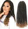 Pelucas Europeas y Americanas, Extensiones de Cabello de Rastas Africanas, Trenzas de Ganchillo Faux Locs de Diosa