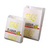 Suministro de fábrica bolsa de papel para palomitas de maíz de fondo puntiagudo, color blanco, 60g, de vaca, en stock, bolsa de papel a prueba de aceite para empaque de alimentos Amazon