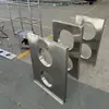 Suporte de Mesa, Perna de Mesa de Aço Inoxidável, Suporte de Perna para Mesa de Jantar, Estrutura de Suporte de Perna para Balcão de Bar, Suporte de Mesa para Ilha de Cozinha, Suporte de Mesa de Lado Único