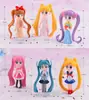 Decoração de beleza para cabelos longos DIY decoração coração de menina decoração criativa de bolo pingente chaveiro presente de desenho animado