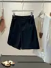Shorts Casuais de Algodão Lavado Branco de Cintura Alta com Pernas Largas para Mulheres, Novo Estilo Coreano de Verão, Caimento Solto, Emagrecimento, Elástico, Calça Versátil de Perna Reta