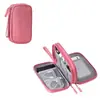 Bolsa de Almacenamiento para Cables de Datos de Tela Oxford de Doble Capa, Bolsa Impermeable Portátil para Accesorios Digitales, Bolsa Organizadora en Capas de Gran Capacidad