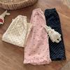 Doce Irmãzinha Bebê Menina Outono Novo Confortável Solto Casual Calças Estilosas de Perna Larga Moda Coreana Calças Longas