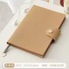 Caderno A5 com Fivela Espessado Nota Couro Macio Simples Livro de Registros de Escritório Diário Pode Ser Personalizado com Impressão de Logo