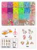 Amazon Explosiones DIY Joyería Colgante de Unicornio Accesorios Arcilla Polimérica Colorido Pulsera Collar Material Hecho a Mano Cuentas