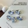 Pedras de Strass para Unhas K9 Ovo de Pombo, Celebridade da Internet Super Brilhantes Esmeralda Oval Grandes Pedras de Strass Sem Base, Bolas de Strass para Nail Art Prontas