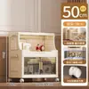 Armario de Almacenamiento sin Instalación, Armario para Ropa de Dormitorio, Estante de Almacenamiento Plegable Simple Multicapa para Hogar, Baño, Cocina