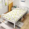 Cama individual plegable, portátil y fácil de usar, adecuada para siestas en la oficina, uso doméstico y como cama de tablero duro para apartamentos de alquiler; también disponible como cama de hierro forjado