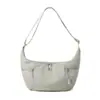 2026 Nuevo Tejido de Nailon para Exteriores Ultraligero Repelente al Agua Bolso Pequeño de Croissant Bolso Luna Bolso de Hombro Bolso Cruzado para Mujer